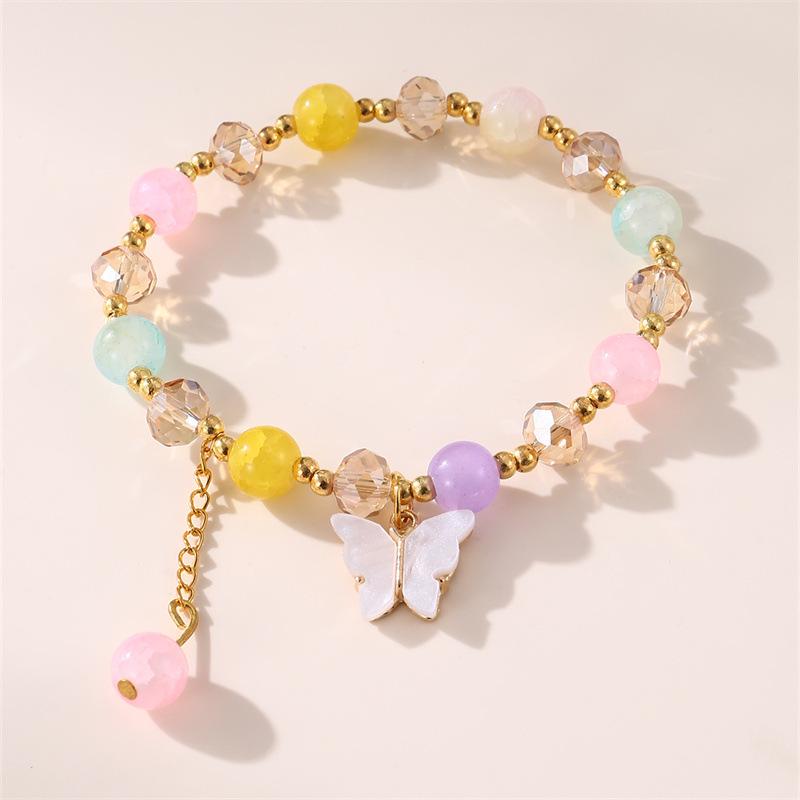 Bohemian Beaded Butterfly Pendant Bracelet for Women - European & American Style Jewelry