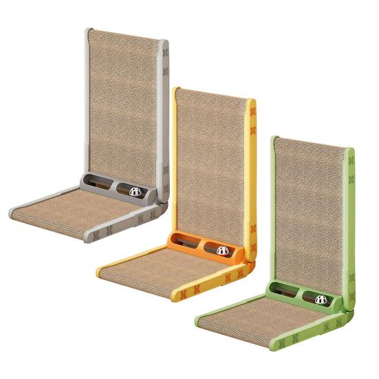 Cat Scratching Post Vertical Horizontal Design Corrugated Paper Boards Foldable Cat Furniture Protector Cat Claw Sharpening