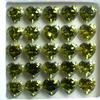 Natural Green Sapphire Loose Gemstone 51 Pcs Lot Heart Shape 6x6 Size September Birthday Birthstone