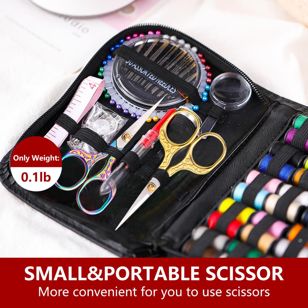 1/2 Pack Stainless Steel Retro Scissors Sewing Machine Professional Cutting Fabric Scissors DIY Handmade Pointed Thread Tailor Scissors