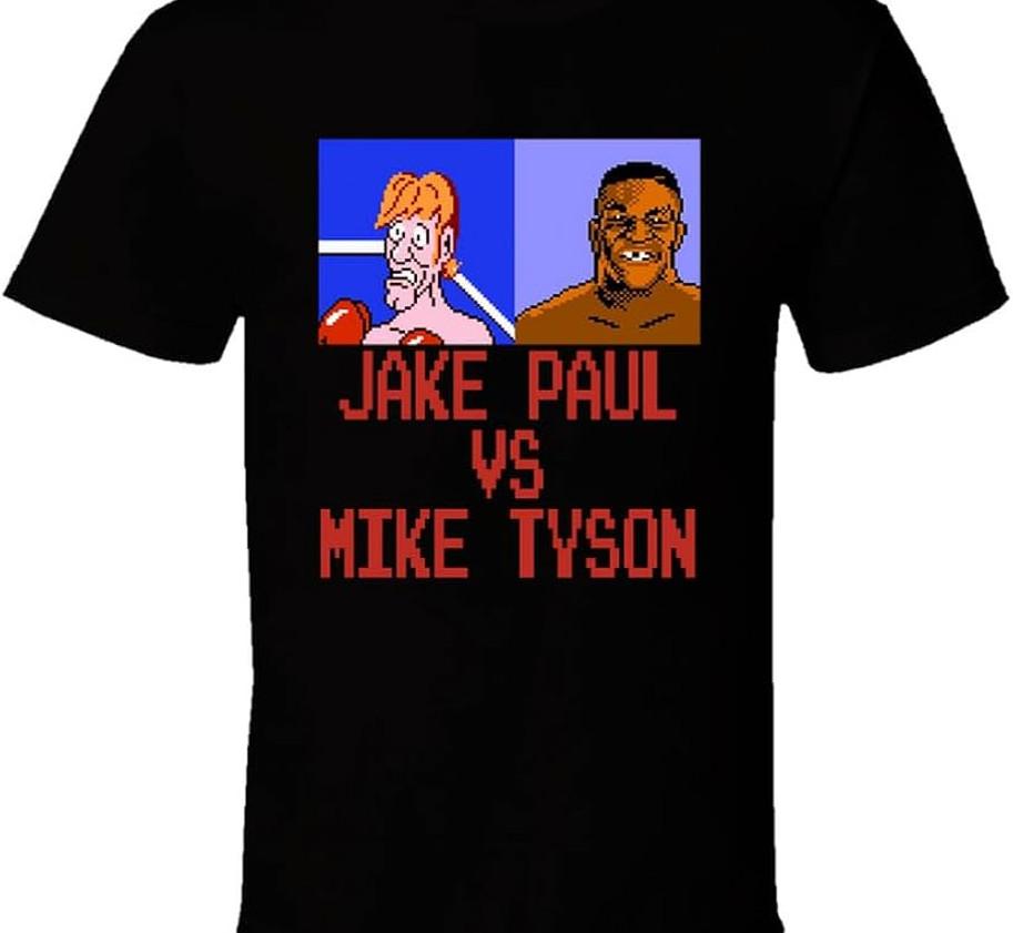 

HOT NEW Jake Paul Mike Tyson black T-shirt Unisex All sizes S to 5XL 1F1238 Unisex T-Shirt XXXL
