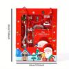 4 Sets/24 Stück Weihnachtliche Schreibwaren-Geschenksets, Tragbare Schulmaterialien für Feiertags-Geschenkaktionen, Wettbewerbspreise, Papier-Material