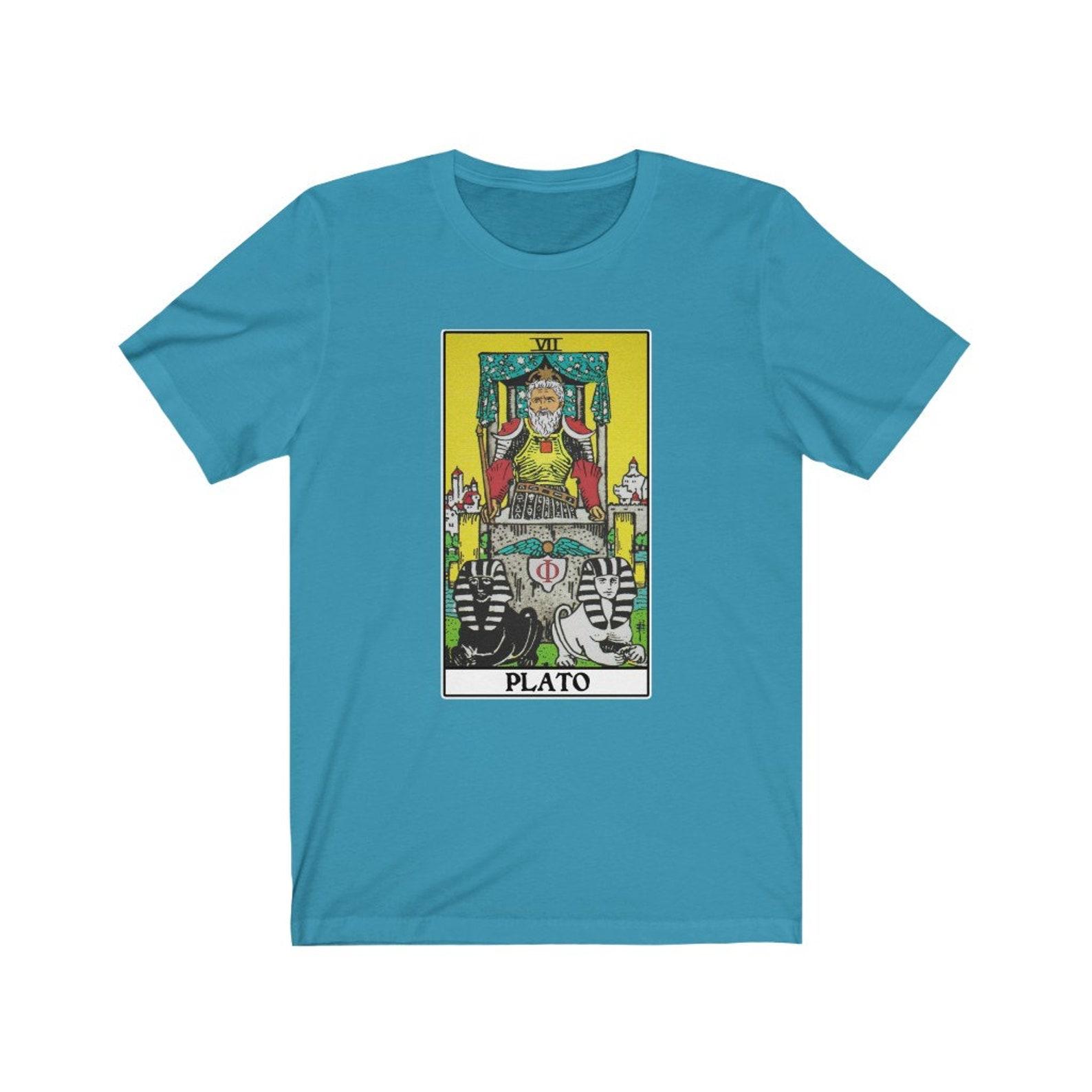 Plato Chariot Phaedrus Tarot Philosophy T-shirt XL
