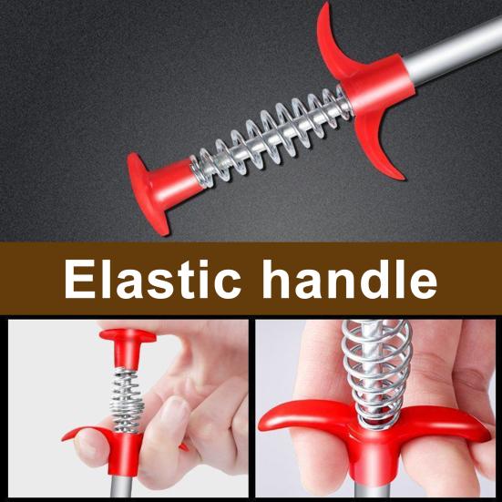 Pipe Cleaner Grabber Tool Easy Claw Pick Up Flexible Metal Tubes 0.7cm Diameter 4 Claws Metal Tube Grabber