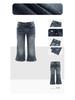 Women's Spicy Girl Low-Waist Stretchy Micro-Flare Slimming Cropped Jeans - Petite 2025 Autumn Style