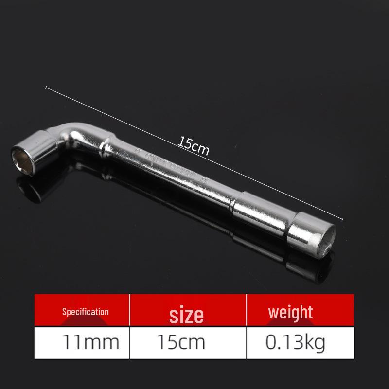 Perforated L-Shaped Hex Deep Socket Wrench for Auto Repair