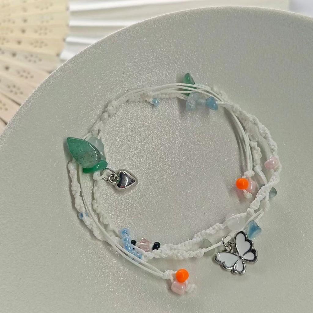 Elegant Geometric Water Droplet Shell Pearl Star Bracelet For Fashionable Girls