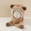 Soft Warm Fluffy Fur Hat Ear Protection Cartoon Beanie Lightweight Windproof Thermal Headgear Winter