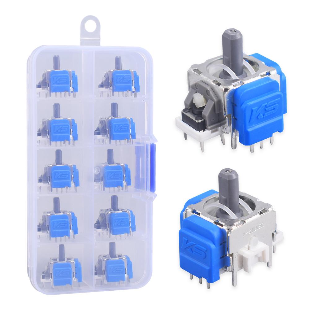 10Pcs Electromagnetic Joystick Replacement for Ps5 Gamepad 3D Analog Stick Sensor Module for Ps4 Xbox One & Elite Controller