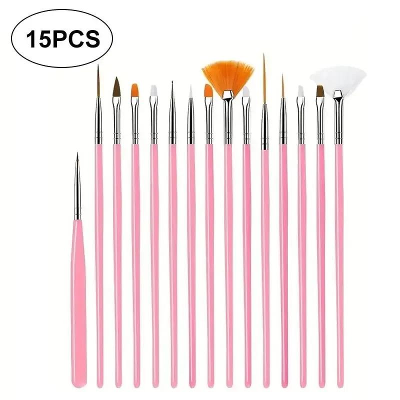 15/45pcs Fine Detail Paint Brush Set - Miniature Paint Brush For Detailing & Art Painting - Acrylic, Watercolor, Oil,Models