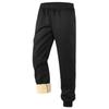 Men's Solid-color Casual Sportswear Skinny Pants, Men's Fleece Warm Drawstring Loose Sweatpants