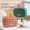 Large Capacity Waterproof Makeup Bag - Portable Travel Organizer with Cute Design and Layered Partition