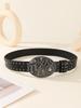 Hot Selling Trend Letter Belt Fashionable Personality Willow Nail Youth Belt Punk Buckle Casual Versatile Pants Belt