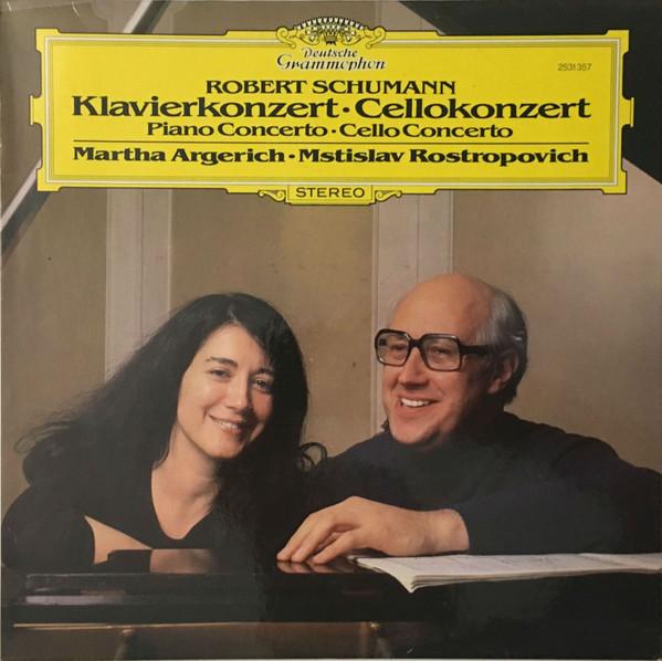 

LP Record ROBERT SCHUMANN - MARTHA ARGERICH, - Klavierkonzert - Cellokonzert 2531357 DEUTSCHE GRAMMO 1981 Germany Classical Used