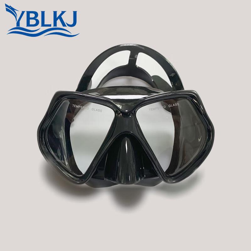 YBLKJ Adult Full-Face Full Dry Snorkel Mask