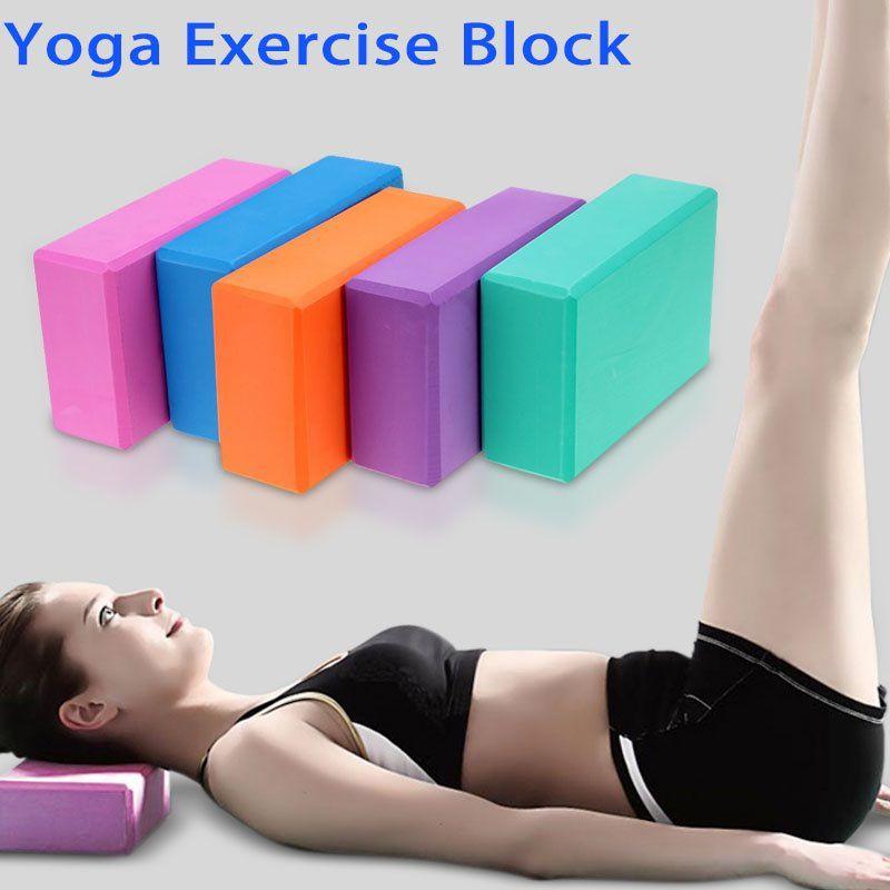 Yoga Pilates Block Foam Foaming Brick Fitness Exercise Stretch Stretch Health