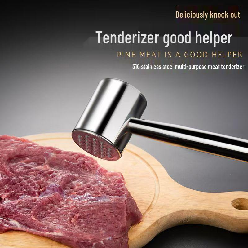 304 Food Grade Stainless Steel Meat Tenderizer Hammer