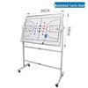 Diraian Double-sided Mobile Basketball Tactical Board Panel