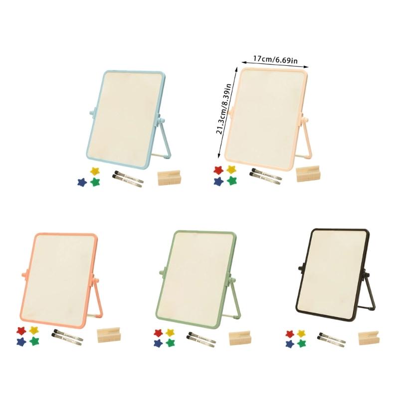 Doppelseitige Whiteboards Message Board Magnetisches Whiteboard mit Markern Hängendes Schreibbrett zum Zeichnen & Schreiben