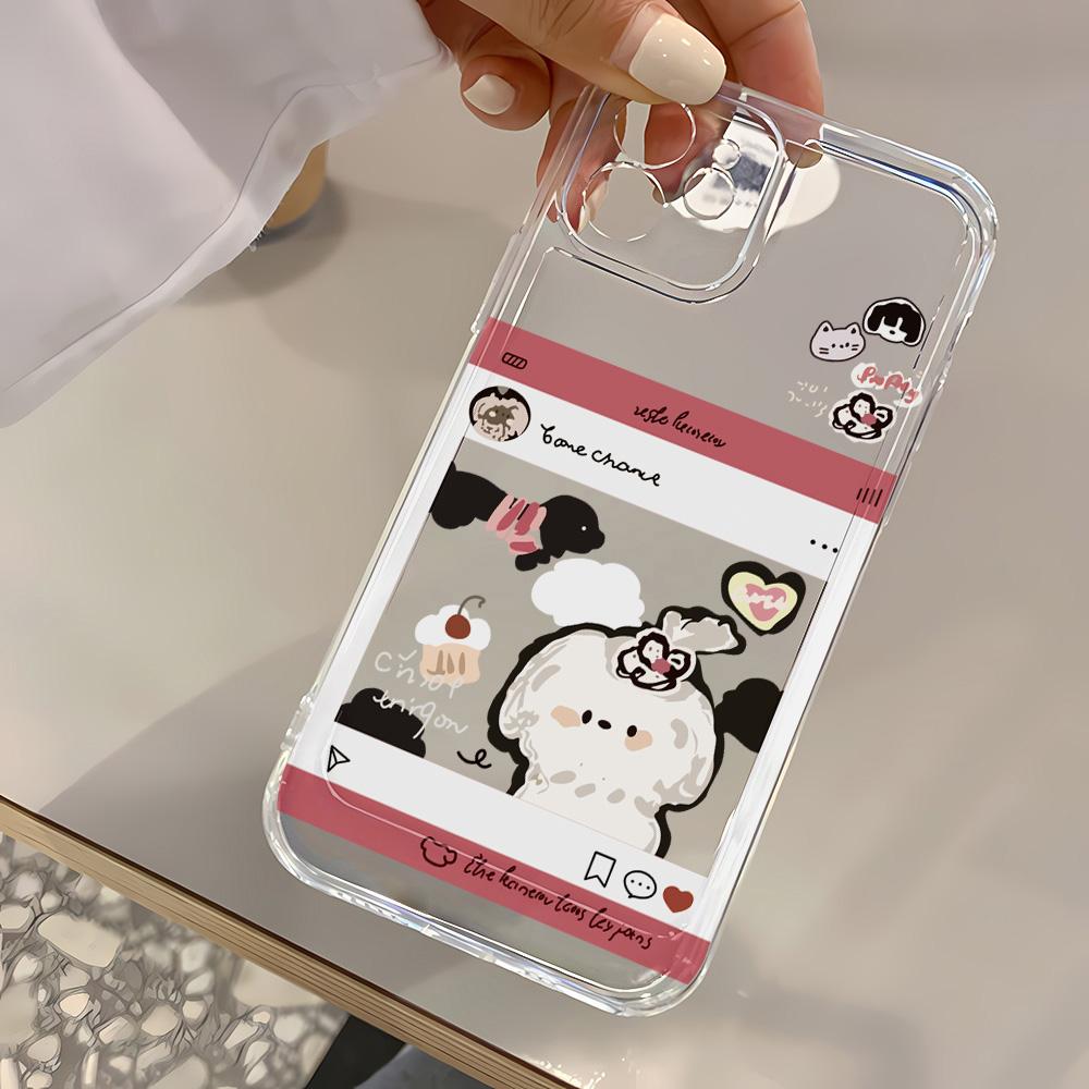 Husă pentru telefon pentru iPhone 11 12 13 14 15 16 17 Pro Max Husă Samsung A36 A56 A06 A05 A15 A55 Huse Xiaomi 11 12 Redmi 12C Note 11 12 13 9 10 C65 Drăguță