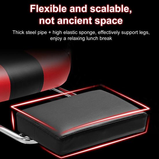 Gaming-Stuhl mit Bluetooth-kompatiblen Lautsprechern und RGB-LED-Leuchten Ergonomischer Massage-Computer-Gaming-Stuhl mit Höhenverstellung