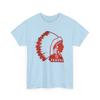 T-shirt imprimé Chief Illiniwek Université de l'Illinois Urbana Mascotte défunte
