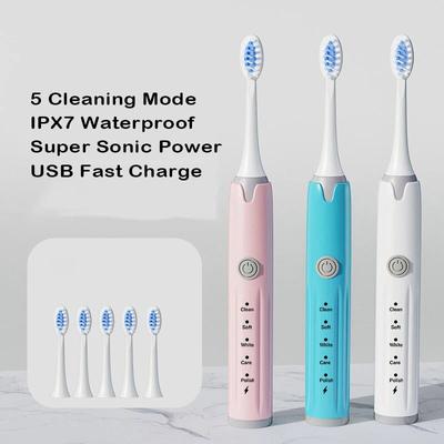 Electric Toothbrush Powerful Ultrasonic Protect Gums Usb Charge Rechargeable Tooth Washable Electronic Whitening Adult Brush