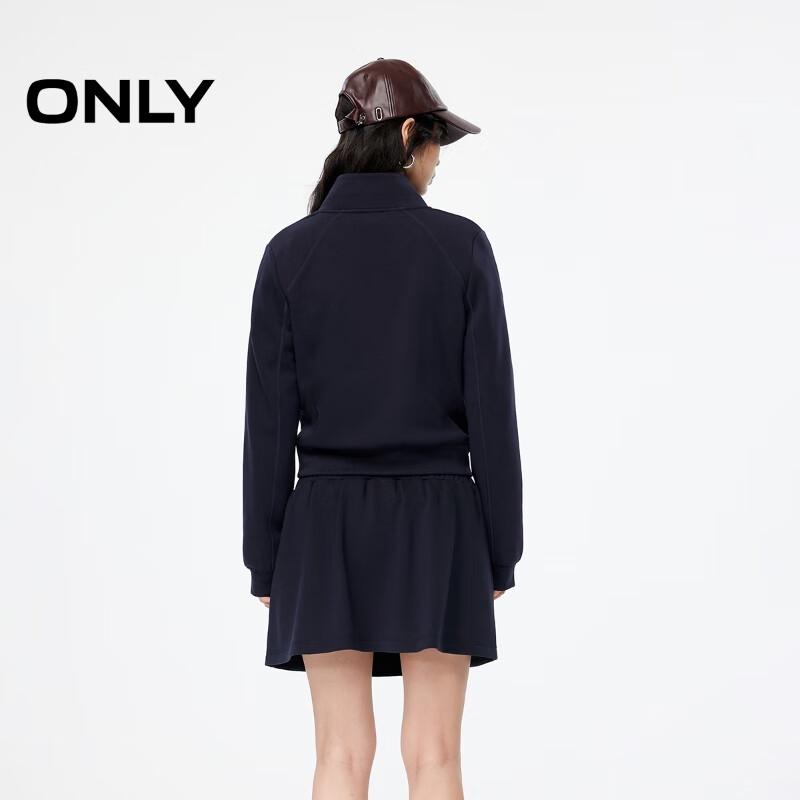 ONLY Women's 2025 Fall Color-Block Letter Raglan Sweatshirt