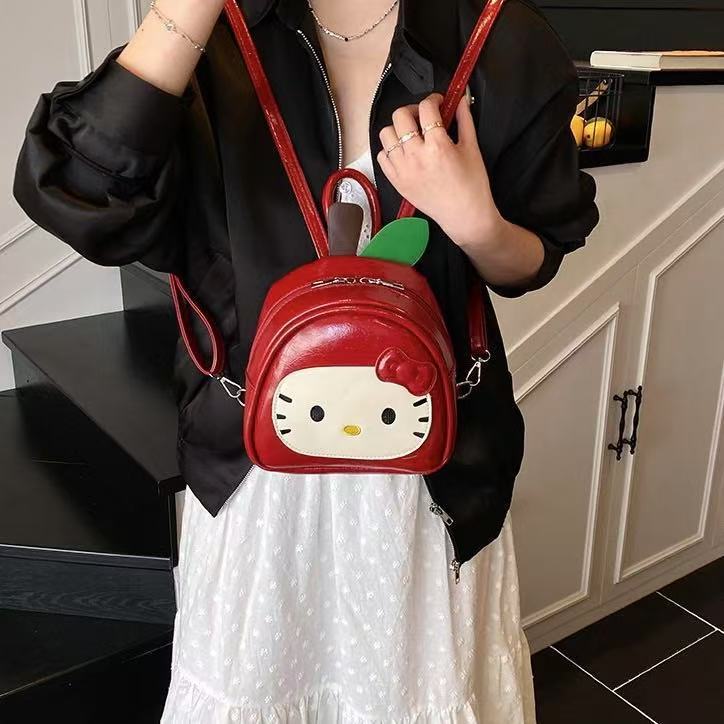 Red Sweet Adorable Design Mini Backpack For Kid Use Daily