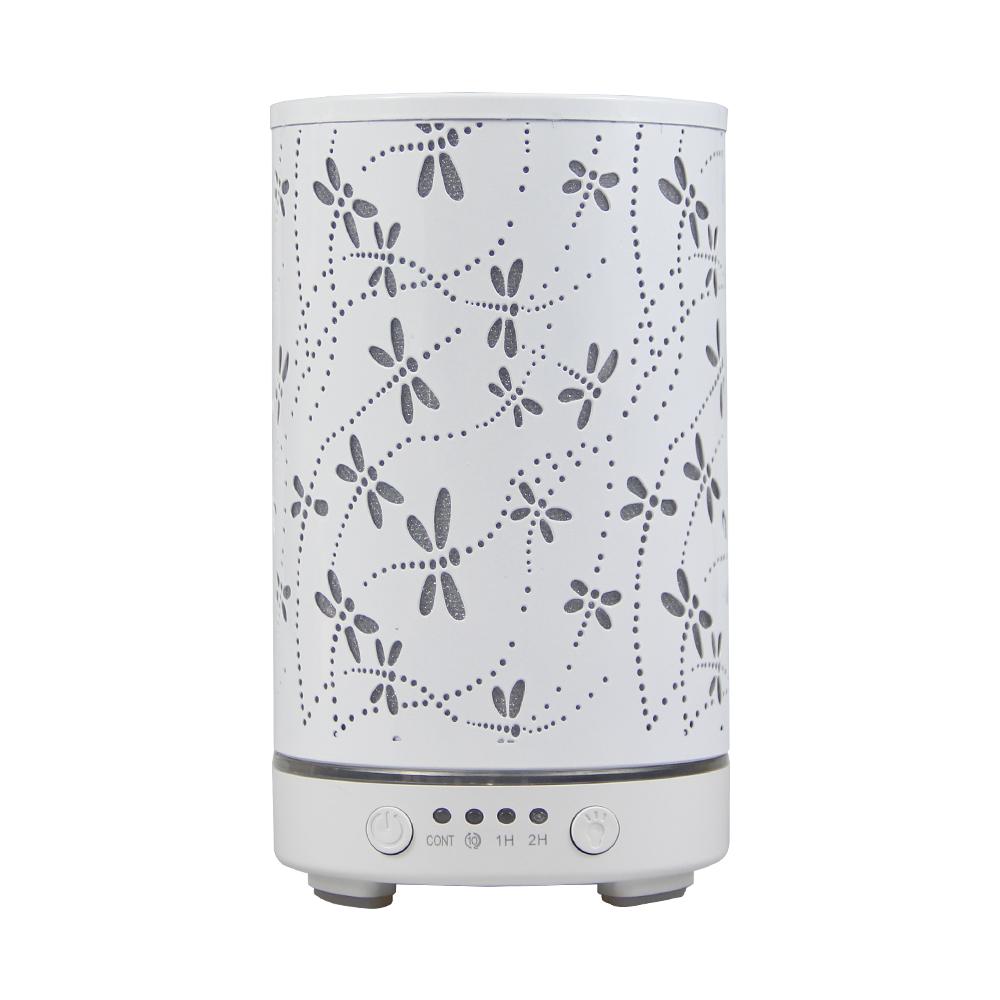 Timing Function Essential Oil Diffuser 100ml Scent Diffuser Hollow Dragonfly Bee Ultrasonic Air Humidifier Iron Aroma Diffuser