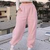Women's Home Casual Sports Hundred With Sweat Pants Padded Drawstring Pants