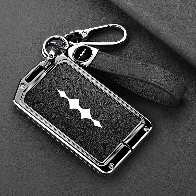 BYD Fangchengbao Metalen NFC Sleutelhanger Shell voor Leopard 5/8, Titanium 3/7 - High-End Bescherming