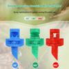 100pcs Micro Atomizing Garden Sprinkler Nozzle 90 180 360 Degree Refraction Micro Water Spray Misting Nozzle Garden Irrigation