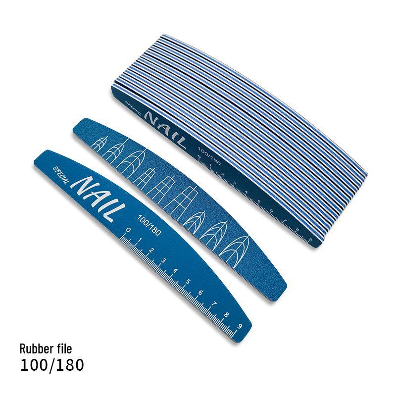 Junda Washable Nail Art Buffing Stick with Ruler and File