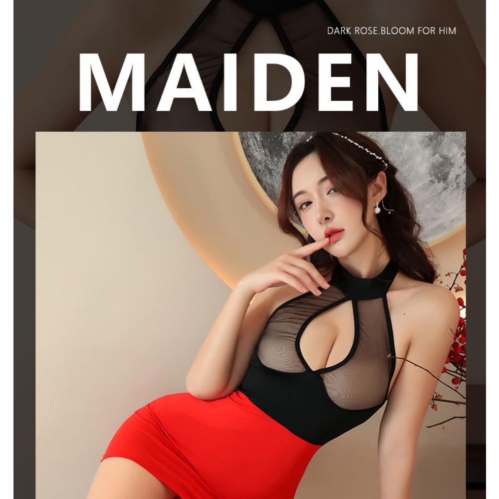 Sexy Lingerie Sexy Female Secretary Ol Hip-wrapped Uniform Cosplay Passion Suit Two-color Splicing Wholesale 1419