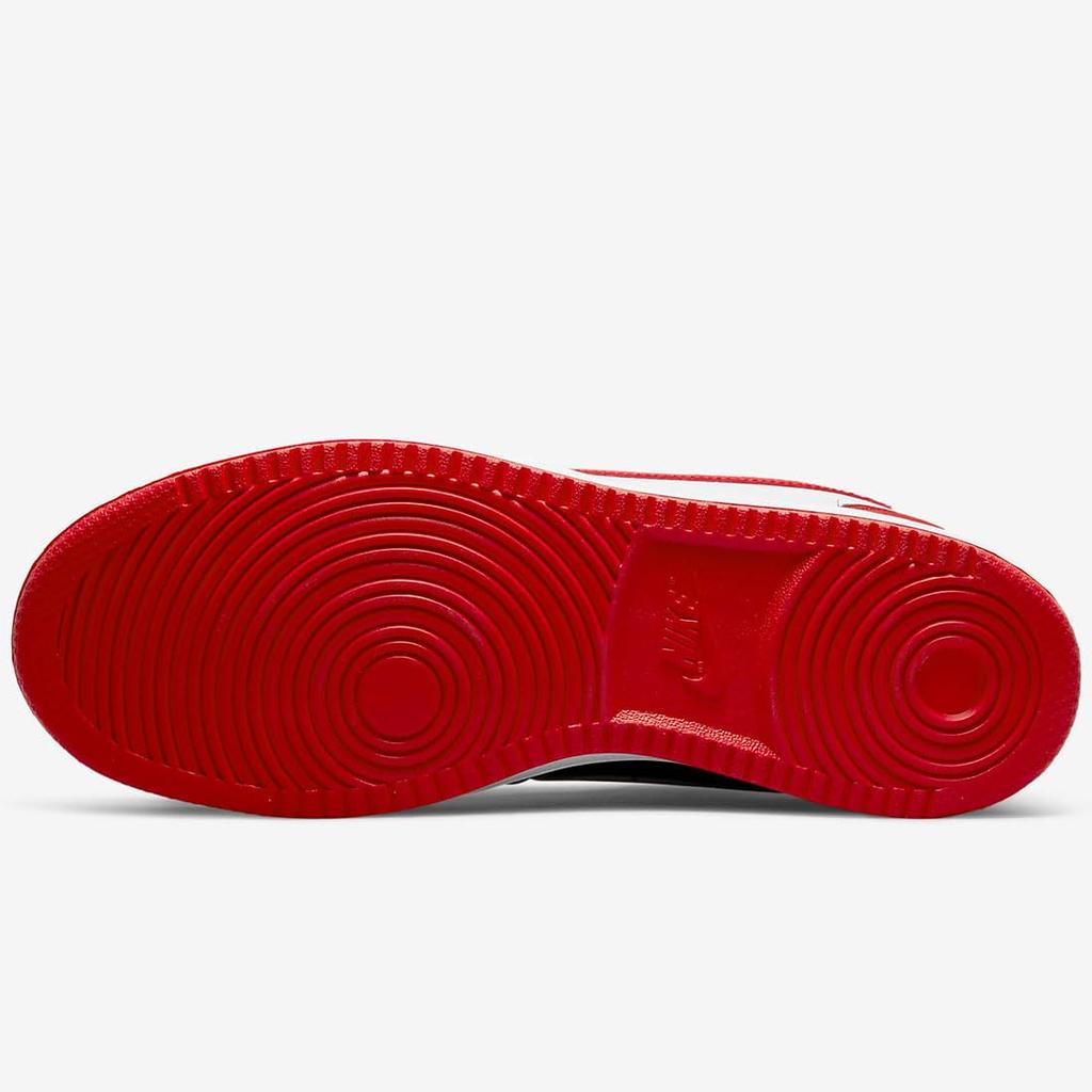 Nike Ebernon Low Premium Size (White/Black/University Red) AQ1774-101, 24.5cm (Japan)