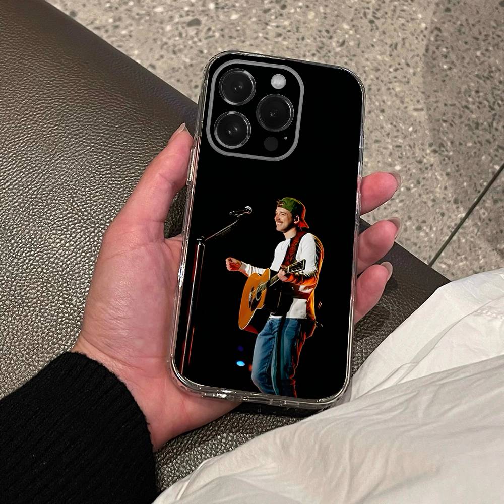 

Singer M-Morgan Wallen Phone Case For iPhone 17,16,15,14,13,12,11,Pro,XS,Max,XR,Plus,E,SE4,Mini Transport Shockproof Soft Cover iPhone6Plus