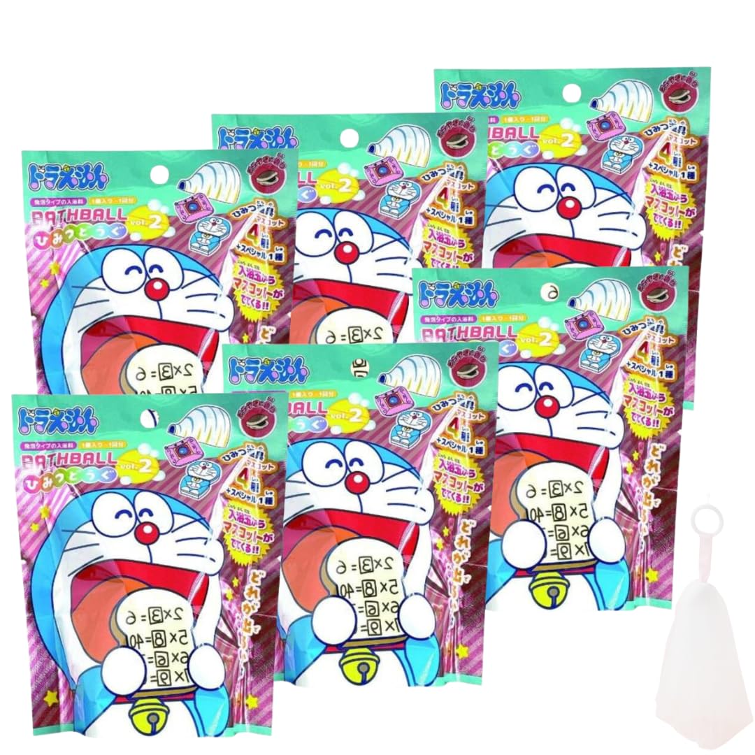 

Корпорации Nol Соли для ванны Doraemon Secret Tools 2 шарика для ванны с различными талисманами Аромат дораяки 60 г Игрушки Бомбочки для ванны Товары для ванны Газированные с