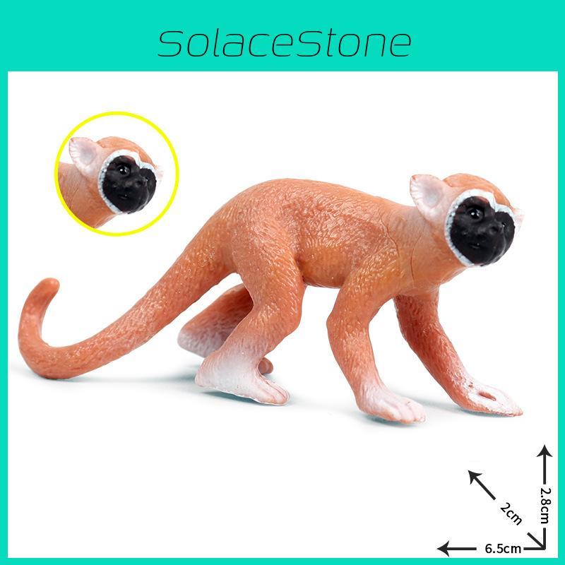 Kids Saimiri Sciureus Wildlife Monkey Figurine Model Toy For Educational Play