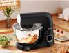 SVEWT 1500W Food Mixer, with 5.5QT Stainless Steel Bowl, Dough Hook, Beater and Whisk, 10 Speeds for Baking Mixing, Black - EU Plug