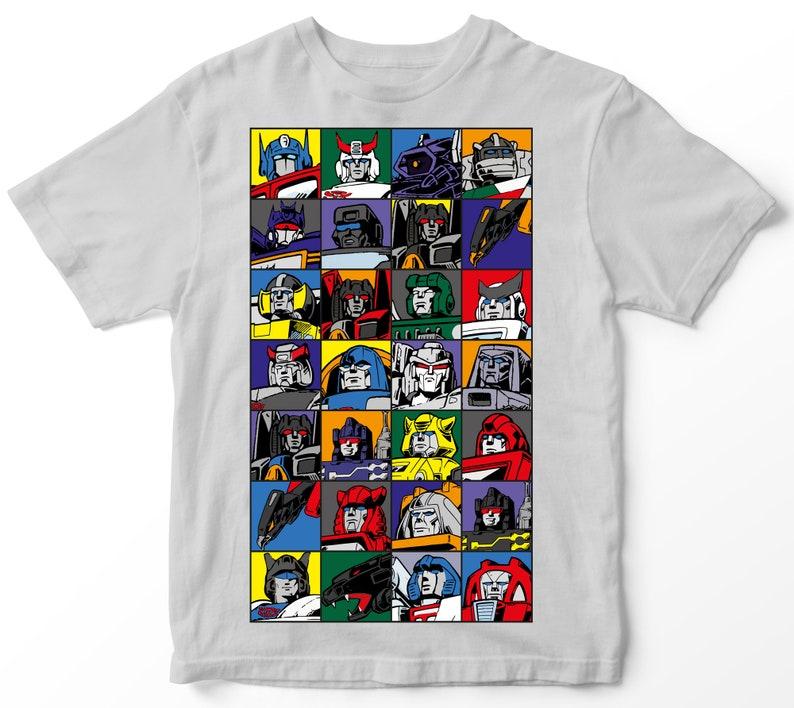 202526 Summer Tshirt Vintage Style Transformers100 Cotton Printed Tshirt for Men Robot Vintage Cotton Quick Dry Round Collar