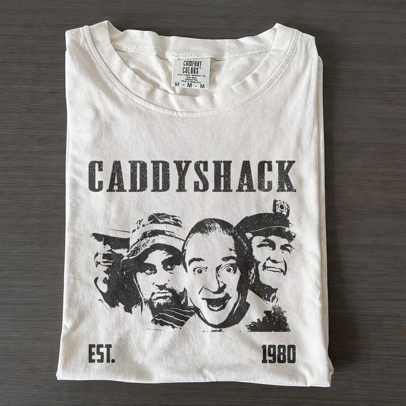 Caddyshack Movie Shirt, Comfort Colors Vintage Golf Film Tee 4XL