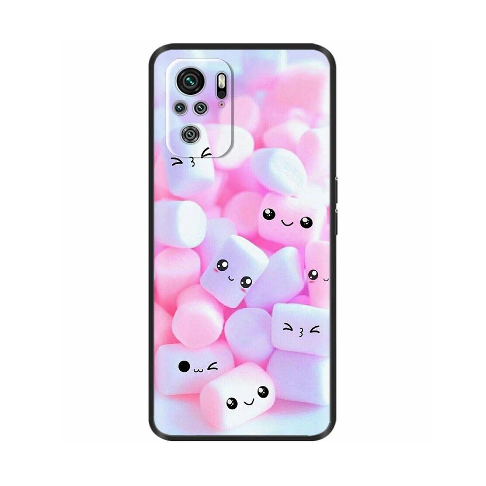 Cute Case For Xiaomi Redmi Note 10 Note10 Pro Max Case Soft Phone Back Cover For Redmi Note 10s 10Pro Fundas TPU Bumper Coque