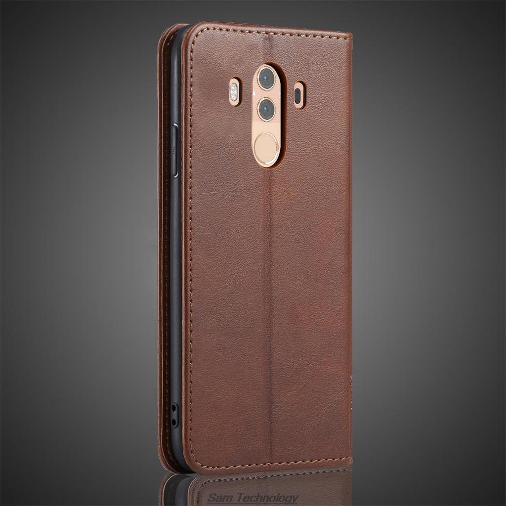 Magnetische Anziehung Lederhülle für Huawei Ascend Mate 10 Pro 6.0" Holster Klapphülle Hülle Brieftasche Handytaschen Fundas Coque