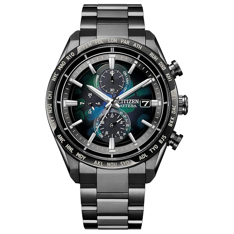 

[Citizen] годинник Atessa CITIZEN бренд годинника 100-річчя Ювілейна модель еко-драйв радіогодинник водонепроникний AT8286-65E чоловічий чорний