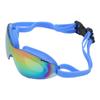 Schwimmbrille Antibeschlag Auslaufsicher Silikongel Schwimmbrille mit PC-Spiegel für Herren und Damen Blau