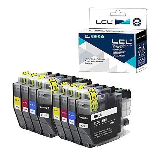 LCL Cartouche D'encre Compatible LC3211 LC-3211 LC-3211BK LC-3211C LC-3211M LC-3211Y (1Noir 1Cyan 1Magenta 1Jaune) Remplacement Po
