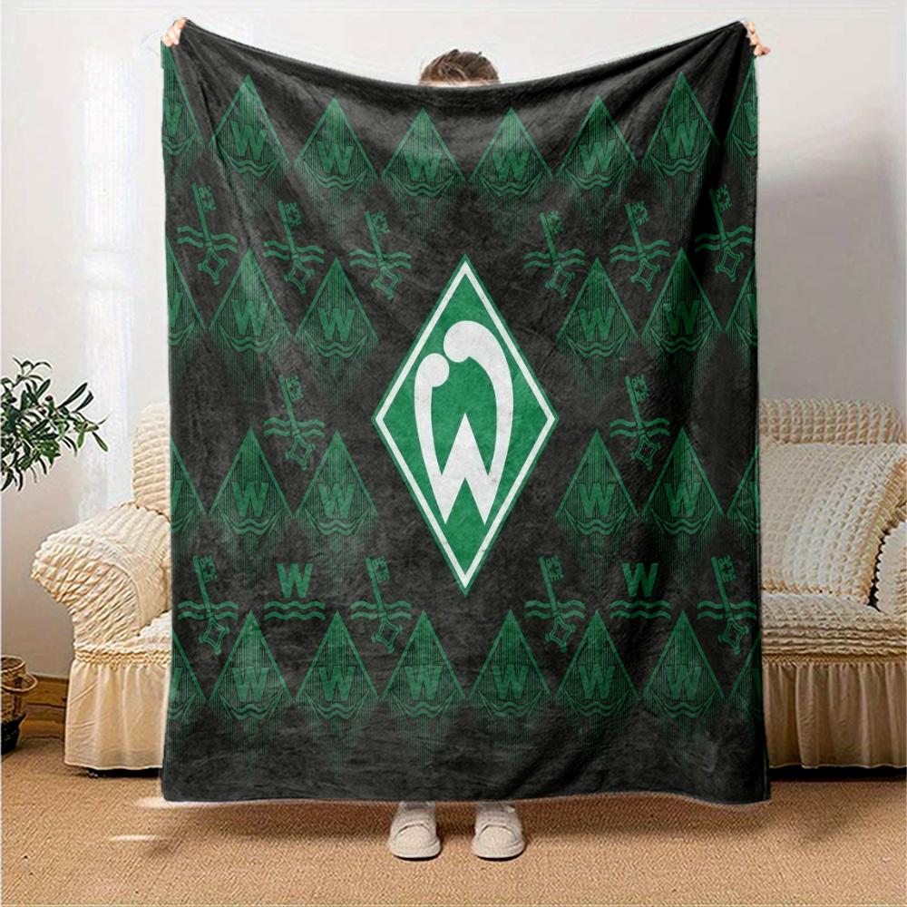 SV Werder Bremen Flannel Blanket, High quality Comfortable for All Seasons, Home Decor, Warmth and Comfort