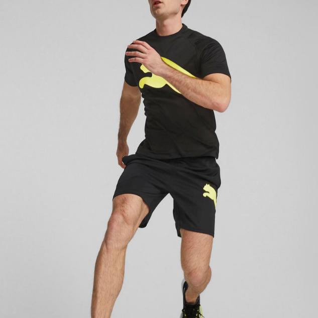 Puma Loose Fit Round Neck Short Sleeve T-Shirt Men Tops Black 524625-56