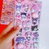 3D Kawaii Kitty Sticker Happy Buttocks Cartoon Soft Pinched Children'S Decompression Bubble Sticker Phone Case Decoration